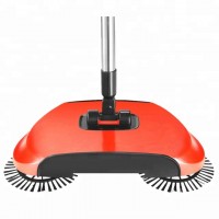 Hand Push Type Sweeping Machine Household Magic Broom Dustpan Mop Cleaning Tool with Mop Cloth